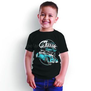 Baju Kaos Harian Anak Laki Distro Karakter Mobil Truk Oleng Keren Import Umur 1 - 10 Tahun
