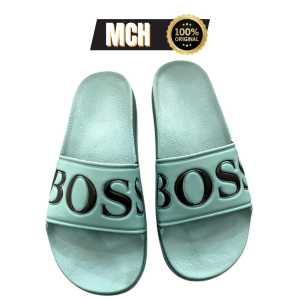 MOCHEL - Sandal Selop Pria dan Wanita MOCHEL BOSS Hijau Tosca Hitam Terbaru