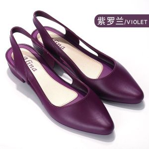 [Free Shipping] New Stylish Summer Sandals For Women Fashionable Open-Toe Shallow Sandals With Chunky Heels And Waterproof Design