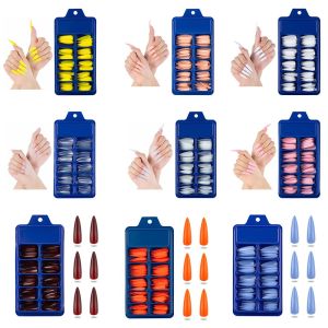 FEELINGS 20Colors Manicure UV Gel Beauty Tools DIY Long Stiletto Fake Nails False Nail Tips