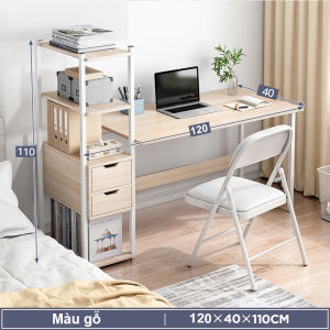 YOYOO Bàn làm việc khung bàn học mặt bàn gỗ MDF phủ melamine chống ẩm tốt chân sắt Chịu lực cao không lay