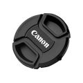 Cover Tutup Lensa Kamera Canon Lens Cap Penutup 67mm 72mm 77mm 82mm Front Cover Tutup Tutupan Pelindung Lensa Depan DSLR Anti Debu Kotoran Lens Protector Kamera Camera Hobi Foto Photo Fotografer Photography s6186 - Black. 