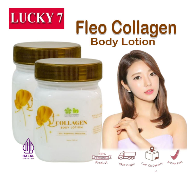 BPOM - Body Lotion Cream Collagen Pencerah Kulit - Fleo Collagen Body Lotion 150ml