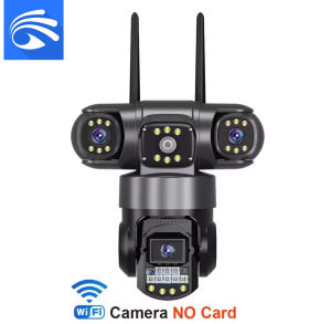 TDLvision ล้องวงจรปิด YooSee กล้องวงจรปิด 3เลนส์ ซูมได้ไกล10เท่า WIFi Cctv ความคมชัด4K มีไมค์มีลำโพง มีภาพสีตอนกลางคืน แจ้งเตือนผ่านแอป กล้องวงจรปิด360 wif