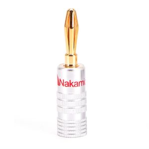 Jack Konektor Connector Audio Nakamichi Plated Copper Speaker Banana Plug Adapter Speaker Amplifier Plug Male Kabel Konektor Audio