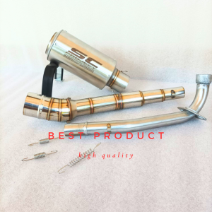 Knalpot SC Racing Untuk Pemakaian Motor Bebek Jupiter/Vega/Supra/C70 dll