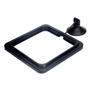 Aquarium Feeding Ring Fish Tank Floating Food Feeder Square Circle Fish Food Feeder with Suction Cup for Goldfish and Other Smaller Fish