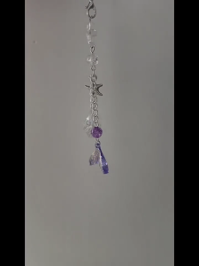 Fashionable Resin Bead Cellphone Pendant Handmade Keychain Colorful Women Girls Key Chain for Phones and Bag