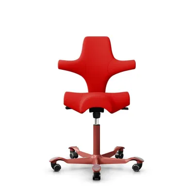 【Flokk】HÅG Capisco 8106 - Riding Chair Computer Chair Ergonomic Chair Backrest Office Chair Executive Chair Seating | Red