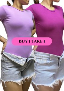 BUY 1 TAKE 1 (2PCS)  DOUBLE  LINING BASIC TOPS FOR WOMENS