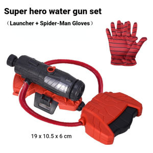 Spiderman Glove Water Gun Launcher Web Shooter Toys Cosplay Spider Silk Launcher Wrist Toys Kids Gift Toys