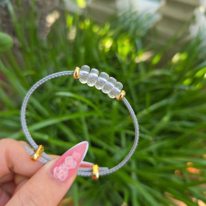 Q1570 Vòng ngũ điếu TA Trắng cho mệnh Kim và Thuỷ - Phong Thuỷ TUDO