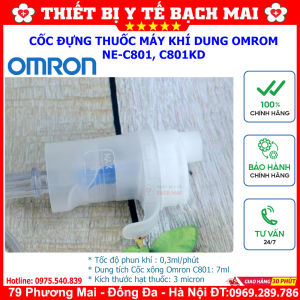 Cốc Đựng Thuốc Cho Máy Khi Rung Omron C801 C801KD - NE-C801