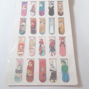Megasari Pembatas Buku Magnet 5 Pcs / Sahabat Kecil Selipan Buku Magnet / 5 Pcs Book Mark Magnet Sahabat Kecil / Selipan Buku Sahabat Kecil 5 Pcs / Perlengkapan Sekolah Selipan Buku