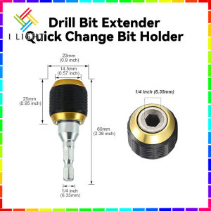 （Fast Delivery）Drill Bit Extender 1/4 Inch Quick Change Drill Bit Holder With Hexagonal Shank