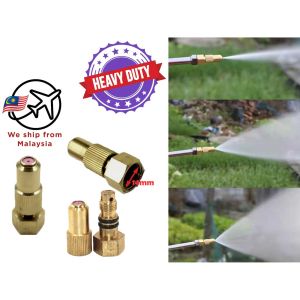 Copper Adjustable Power Sprayer Mist Ceramic Nozzle Brass Gardening Knapsack Sprayer Battery Sprayer Nozzle Power