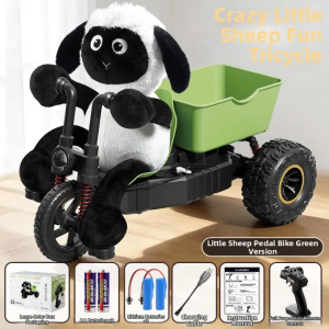 Sheep Tricycle RC Car for Boys High Speed Drift Stunt Gift - Mainan Kereta High Speed Three Wheel Drift Motorcycle Rc Cars