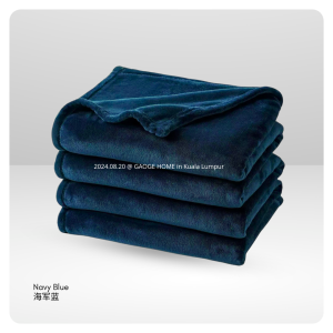 Home Comfort Soft Fleece Queen Size Blanket 180x200cm - Cozy Microfiber Throw Gaoge ARYA-Solid