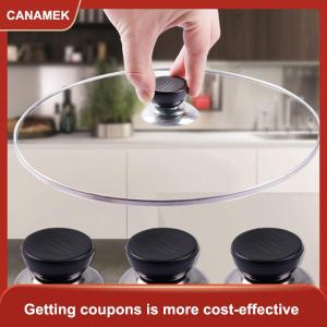 【CANAMEK】 1 3pcs Pan nồi nắp xử lý phổ bộ phận đồ nấu nướng Pan tay Grip Bìa thay thế nắp nồi nắp núm xử lý phụ kiện nhà bếp