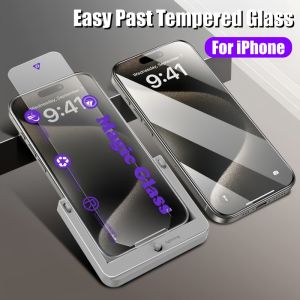 Temepred Glass For iPhone 15ProMax/15Plus/15/15Pro/16Plus/16/13/13Pro/14/11 Pro Max Screen Protector HD Clear Protective Glass Film For iPhone 16 15 14 13