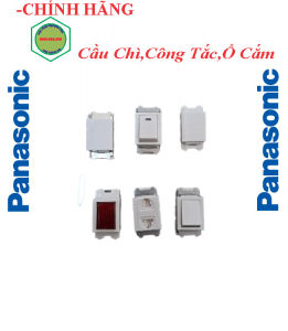 PANASONIC CHÍNH HÃNG THIẾT BỊ ÂM TƯỜNG CÔNG TẮC Ổ CẮM CẦU CHÌ