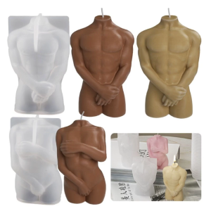 Epoxy Handmade Soap Mold European Human Body Statue Decor Mold for DIY Decoration Making Soap Melt Clay