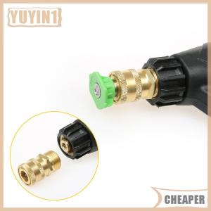 [COD] EHBqna SPORTS อะแดปเตอร์เครื่องฉีดน้ำแรงดันสูง1 4 FEMALE Quick Connect M14 x 1.5 Thread