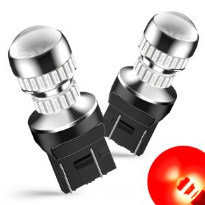 AUXITO 2ชิ้น7440 7443หลอดไฟ Led T20 7441ไฟ Led 7444สำหรับการสำรองข้อมูลไฟเบรกท้ายไฟกระพริบซีนอน6000K สีขาว