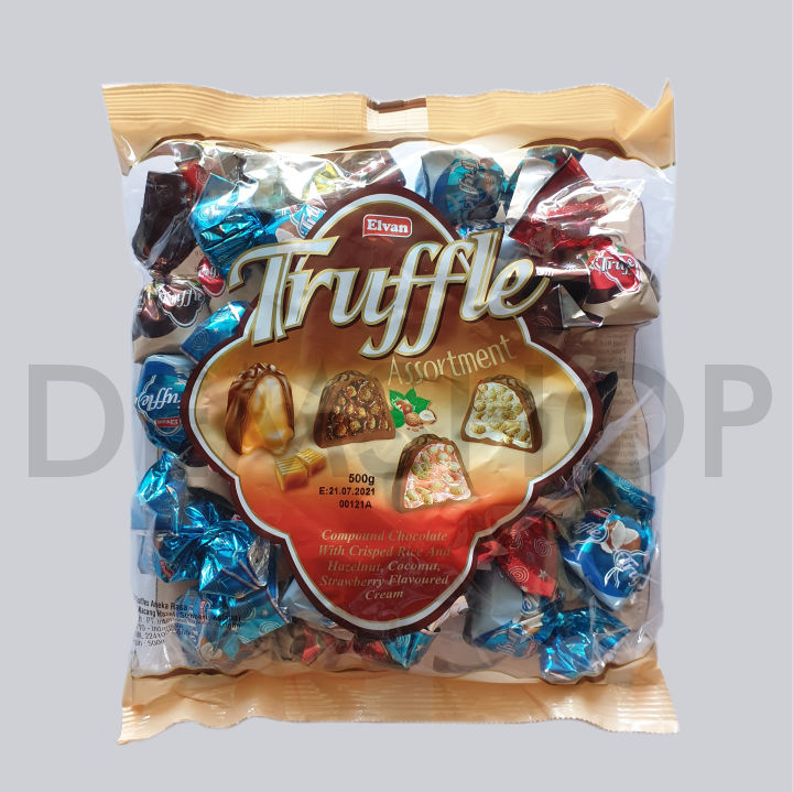 ELVAN TRUFFLE CHOCOLATE 400g - Assortment (mix) Cokelat Coklat Turki ...