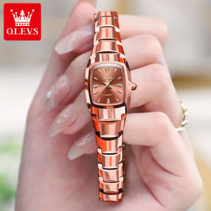 FCOLEVS watch for women waterproof 2023 fashion korean style luxury calendar luminous stainless steel tonneau women casual watch jam tangan perempuan viral 2023 Watch