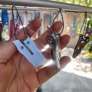 (20ตัว) กิ๊ฟหนีบผ้าแสตนเลส (ผสม) ที่หนีบผ้า ตัวหนีบผ้า ไม้หนีบผ้า ขนาด 5 cm ทนทานการใช้งาน ไม่เป็นสนิม ไม่ทําร้ายเนื้อผ้า