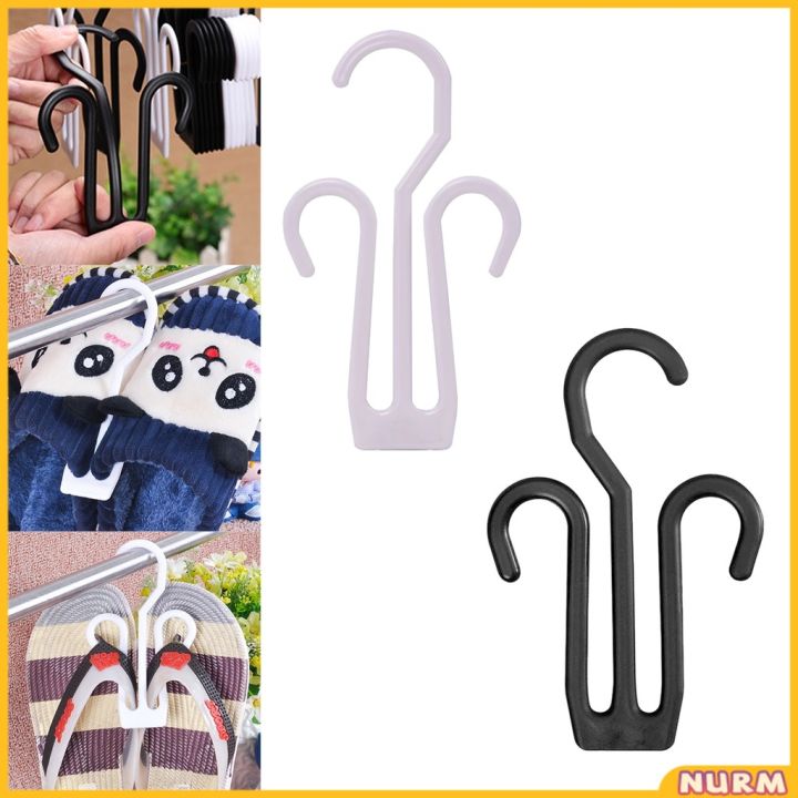 Nurm%2010pcs%20Shoes%20Drying%20Racks%20Multi-purpose%20Hanger%20Space%20Saving%20Slipper%20Double%20Hooks%20Supermarket%20Shelf%20-%20Image%206