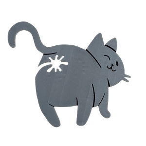 คลิปปิดผนึกสร้างสรรค์ถุงขนมปังขนมขบเคี้ยวก้นแมวตกแต่ง ทําเอง น่ารักตลก