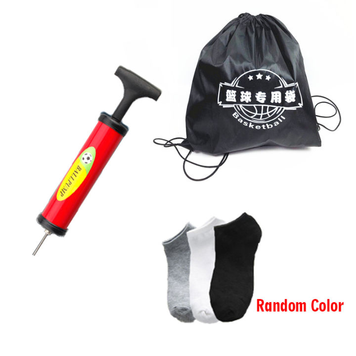 Basketball gift bag air pump+basketball bag+solid socks Lazada PH