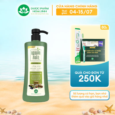 Dầu gội dược liệu Nguyên Xuân Dưỡng tóc Hương bưởi 450ml - Tặng thêm 50ml giá không đổi