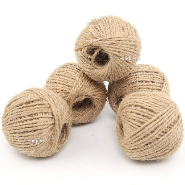 Rustic String Jute Rope Natural Linen Twine Cord DIY String Crafts