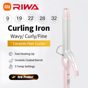 Xiaomi Riwa Professional Hair Curling Iron 9mm 13mm 19mm 28mm Wool Roll Waver Pear Flower Cone Hair Curler Styling Tool Ceramic Fashion Home