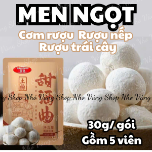Men ủ rượu trái cây làm cơm rượu nếp rượu gạo 30g
