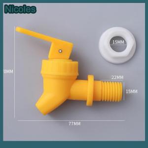 [Nicoles] Press Type Juice Bucket Beverage Can Plastic Tap Gebotteld Water Dispenser Wire Diameter Spigot Crane Bibcocks 15MM Nozzle