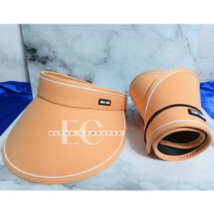 Topi Matahari Wanita Topi Pantai Visor Kekinian Import Topi Olahraga Wanita Sport Hijab Topi Sport Outdoor / Topi Olahraga Wanita / Topi Pantai / Topi Matahari Anti UV / Topi Baru Mode Korea / Topi Matahari Dengan Pinggiran Besar / Topi Golf Senam Pantai
