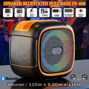 MURAH MERIAH~Speaker Aktif SY-308 Bluetooth Portebel / Speaker Bluetooth / Salon Aktif / Salon Bluetooth / Subwoofer Speaker Aktif / Subwoofer Full Bass / Speaker Komputer / Speaker Bluetooth Bass~NOS