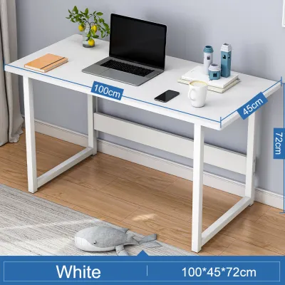 JIAJU Student Study Desk Meja Computer Table Laptop Modern Writing Living Room Furniture Double Layer Office Desk Writing Meja 办公桌学习桌