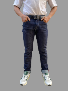 Jeans Waigeo Slim Fit Pinggang Alami Fitur Cordura Full Length