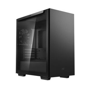 DEEPCOOL MACUBE 110 Black Micro ATX Case with Full-Size Magnetic Tempered Glass / CH370 (MICRO-ATX)