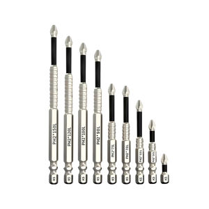 9pcs/set Mata Obeng Torsi K5 Anti Selip Tahan Benturan PH2 Mata Obeng Torsi Tahan Benturan Mata Bor