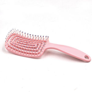 Sikat Rambut 马卡龙大弯蓬松梳子 Hair Comb Curved Vent Fluffy Hair 头皮按摩梳卷发造型梳弧形九排骨梳子 Hair Massage Ribs Styling Cuci Rambut Anti Tangle Hadiah raya ibu isteri bini ramadan majlis jamuan