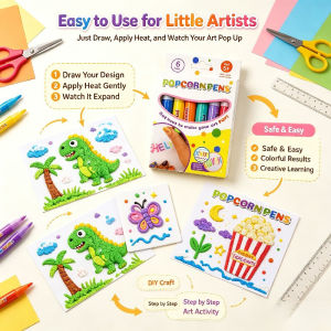 3D Drawing Pen 3D Art Pen Creative Design Tool Transform 2D to 3D for Artistic Creations