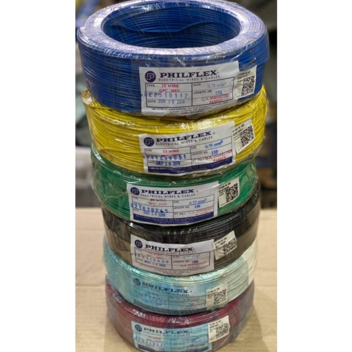 PHILFLEX TF Wire Single #18/7 (Black/White/Red/Yellow/Blue/Green ...