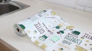 TT Roll Kitchen Table Mat Drawers Cabinet Shelf Liners Flamingo Cupboard Placemat Waterproof Oil Proof Shoes Cabinet Mat Coasters Cutlery