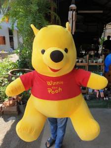 หมีพู หมีพูเสื้อปัก ขนาด 1 เมตร.หมีพูตัวใหญ่ ตุ๊กตาหมีพู ผ้านาโน1.5 มิล ขนนุ่มเนียน ละมุน พร้อมส่ง ผลิตที่ประเทศไทยNarakDolly